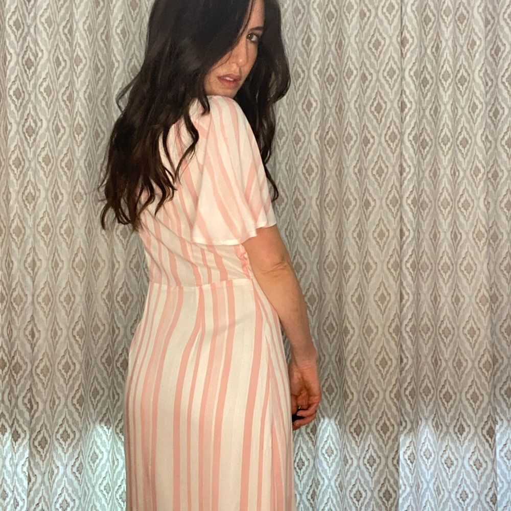 Lost + Wander Pink White Stripe Maxi Dress - Picture 8 of 8